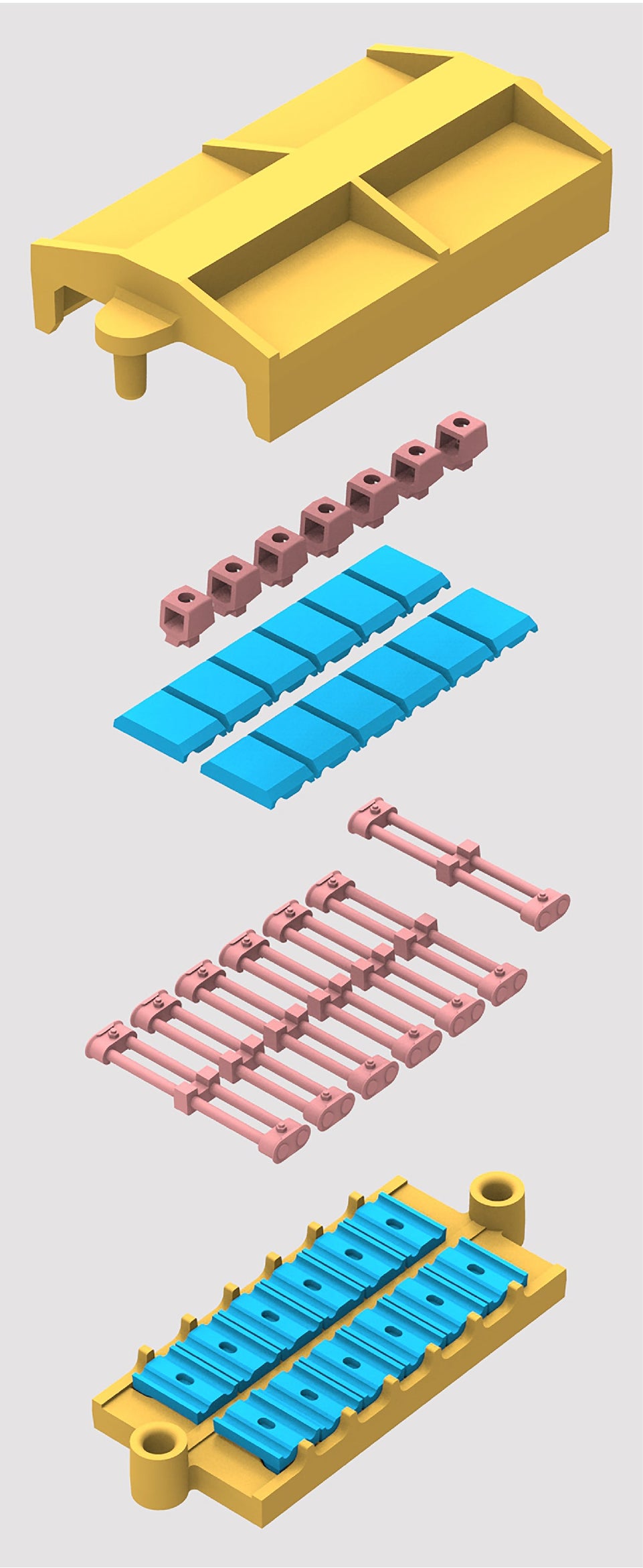 1/35 M4 SHERMAN HVSS TYPE 80 WORKABLE TRACK LINKS SET RYE FIELD RM5034