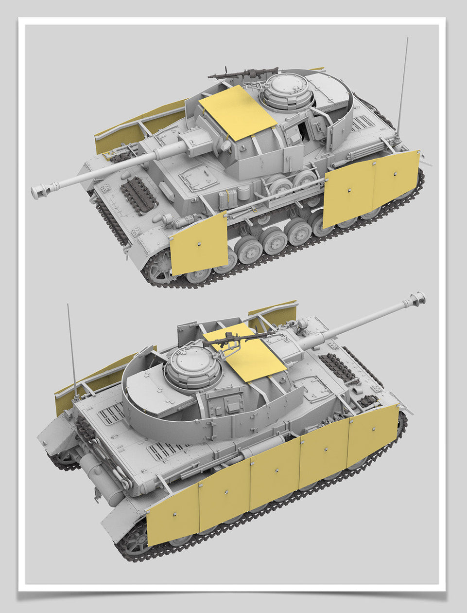 1/35 Pz.kpfw.IV Ausf.H Sd.Kfz 161/1 Early Production w/Workable Track Links by RyeField