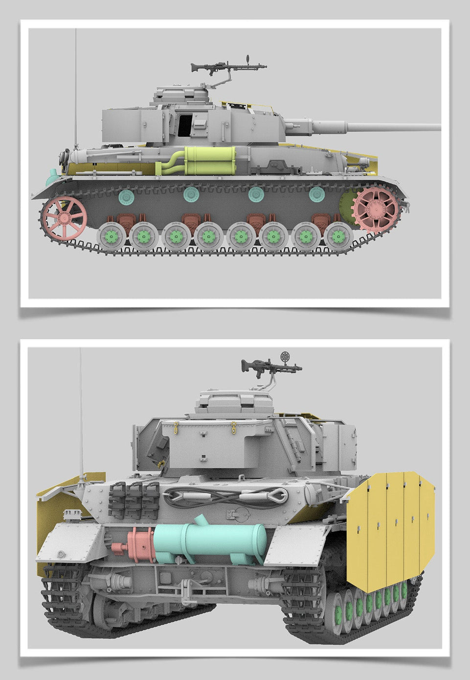 1/35 Pz.kpfw.IV Ausf.H Sd.Kfz 161/1 Early Production w/Workable Track Links by RyeField