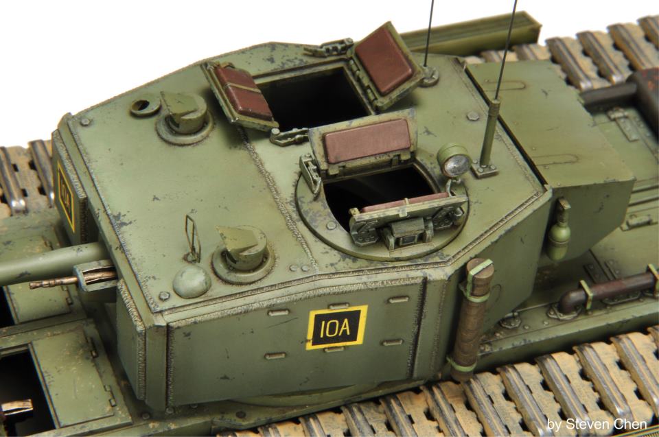 1/35 CHURCHILL MK.III 75MM WITH WORKABLE TRACK (LIMITED) AFV CLUB AF35S54