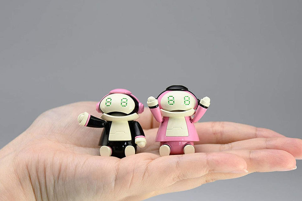 TINY MechatroMate 02 'BLACK & PEACH' (2 Figures) by HASEGAWA JAPAN