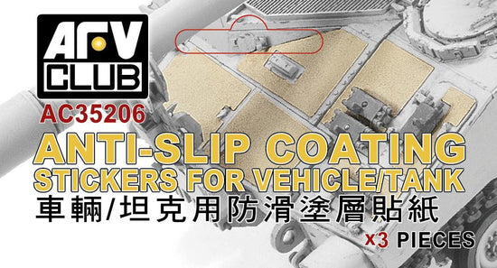 1/35 ANTI-SLIP COATING STICKERS FOR VEHICLE TANK