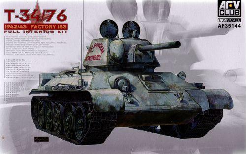 1/35 T34/76 MODEL 1942/43 FACTORY NO. 183 (FULL INTERIOR KIT