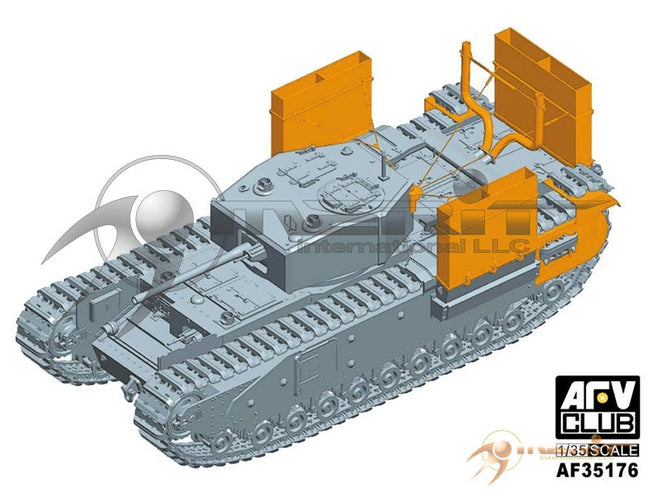 1/35 CHURCHILL MK.III DIEPPE INCLUDING WORKABLE TRACK