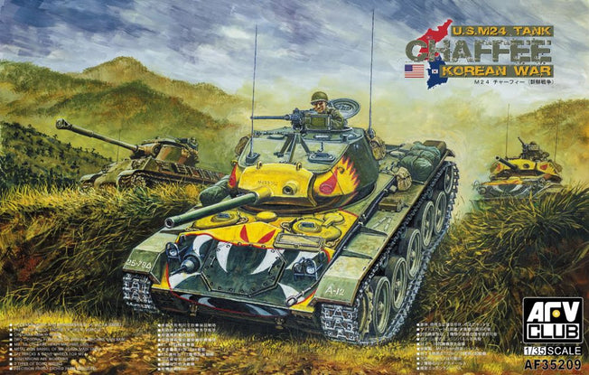 1/35 M24 CHAFFEE TANK KOREA WAR VISION