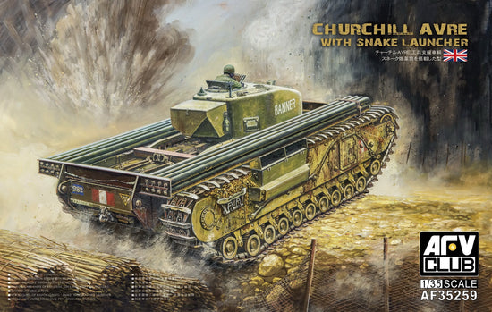 1/35 CHURCHILL AVRE WITH SNAKE LAUNCHER