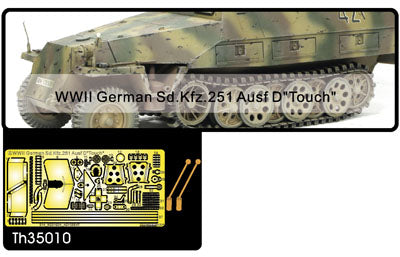 WWII GERMAN SD.KFZ.251 AUSF D 4 MACHINE GUN SHIELD & TOOL BU