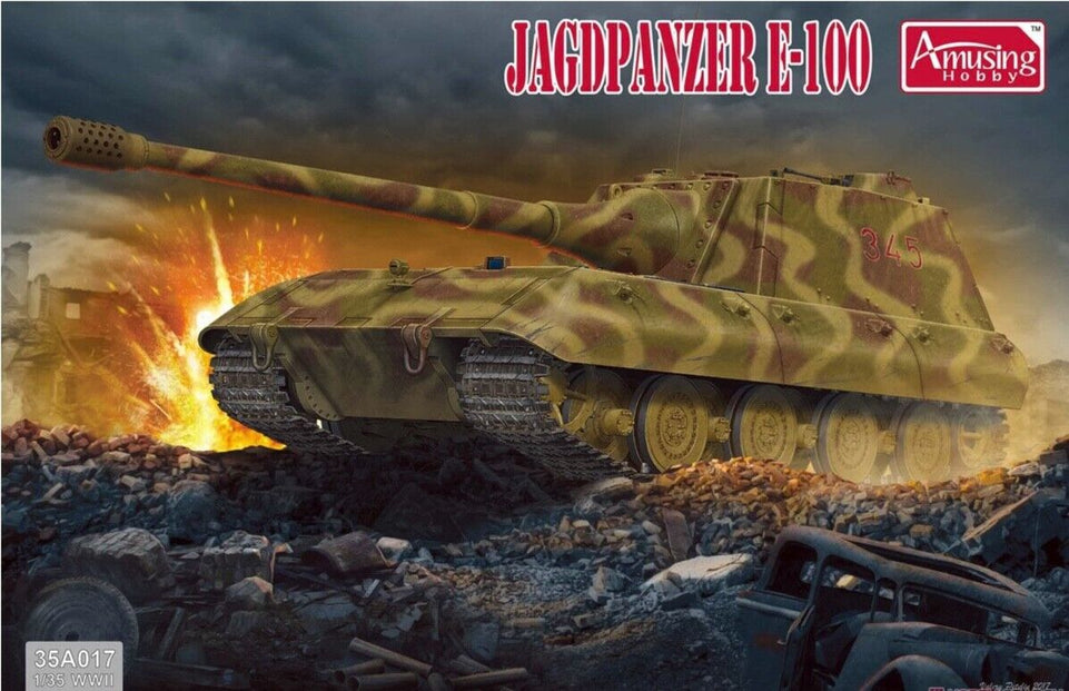 Amusing Hobby 35A017 1/35 WWII Jagdpanzer E-100 w/ individual track links