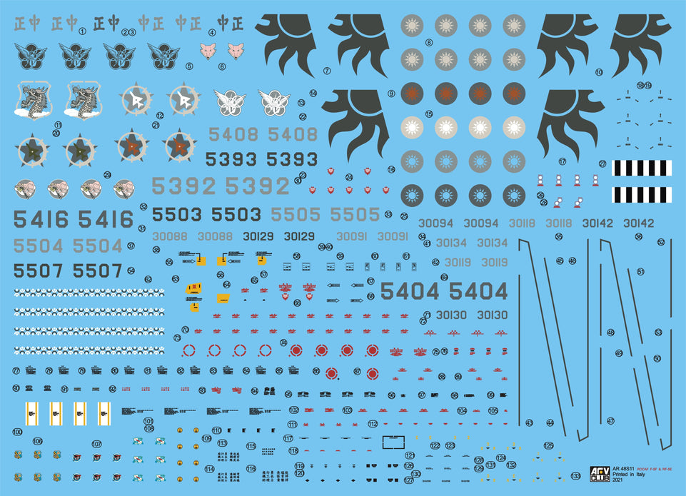 1/48 Chung-cheng F-5F & Tigergazer RF-5E (Double kit)