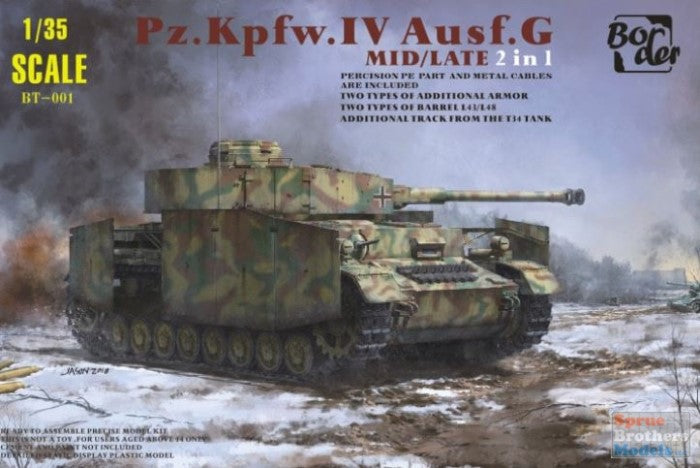 1/35 Border Model Panzer Pz.Kpfw.IV Ausf.G Mid/Late (2in1)