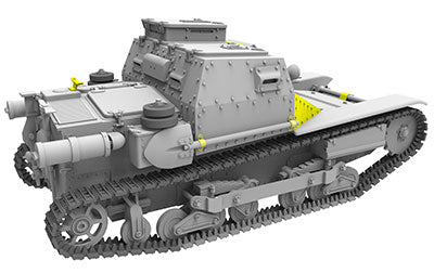 1/35 HUNGARIAN CV-35.M/CV-35 COMMAND TANK (2 IN 1) BY BRONCO MODELS