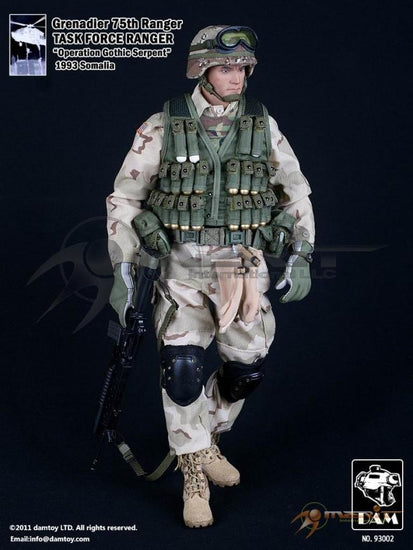 1/6 GRENADLER 75TH RANGER "OP GOTHIC SERPENT" 1993 SOMALIA