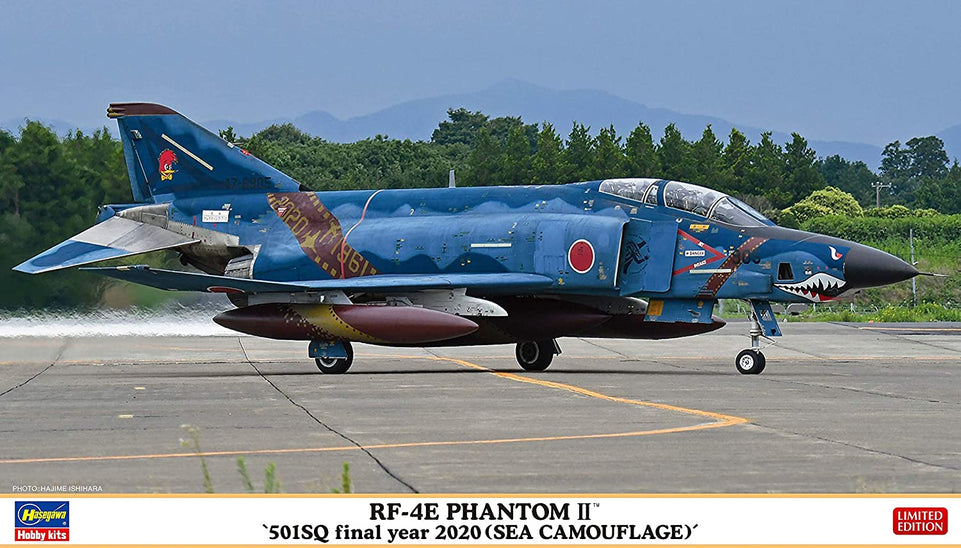 1/72 RF-4E PHANTOM II '501SQ FINAL YEAR 2020' (SEA CAMOUFLAGE) by HASEGAWA