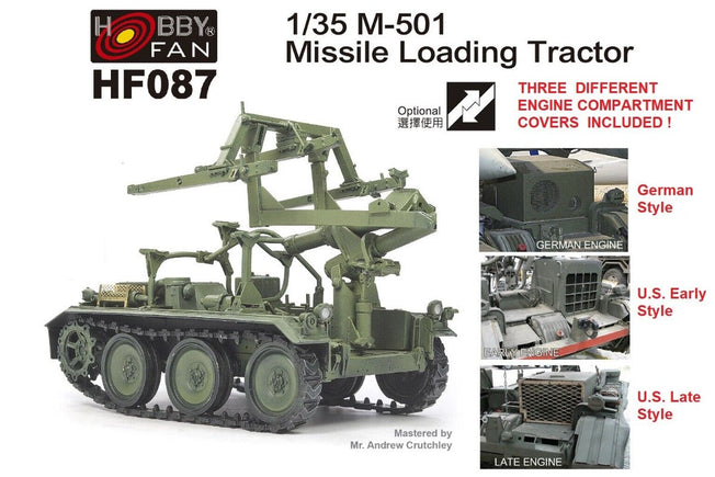 HOBBY FAN 1/35 M-501 MISSILE LOADING TRACTOR (MISSILE NOT INCLUDED)