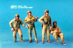 1/35 US M10 TANK CREW-4 FIGURES