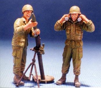 1/35 US M29 84mm MORTAR W/CREW 2FIGS