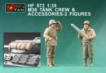 M36 TANK CREW & ACCESSORIES-2 FIGURES