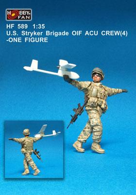 1/35 US STRYKER BRIGADE OIF ACU CREW (4) - 1 FIGURE