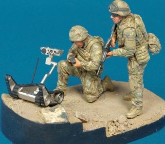 1/35 RANGER RECONNAISSANCE TEAM "OIF" ISAF-2 RIG W/ROBOTS