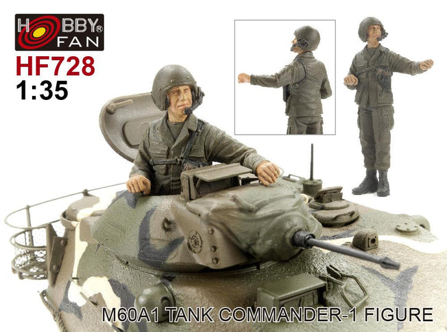 1/35 M60A1 TANK COMMENDER - 1 FIGURE