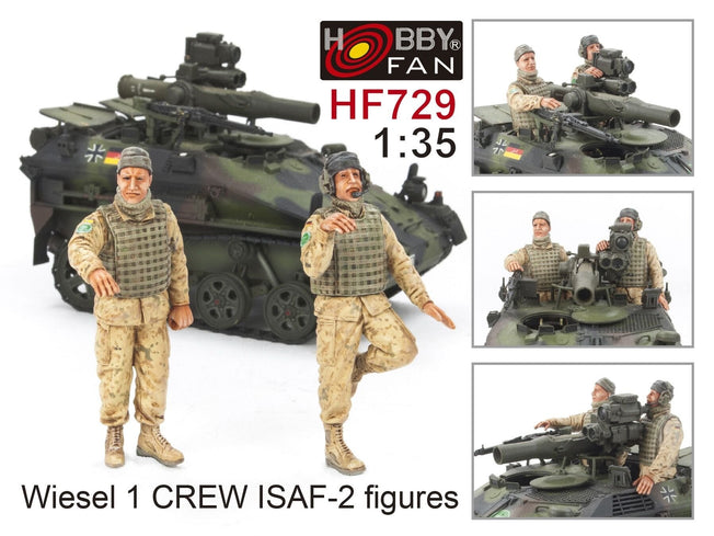 1/35 WIESEL 1 CREW ISAF - 2 FIGURES