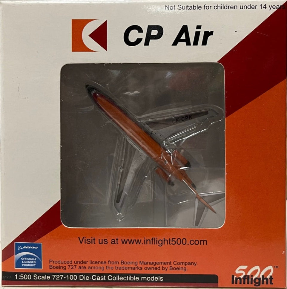 1/500 727-100 CANADIAN PACIFIC AIR DIE-CAST PLANE