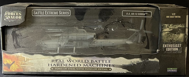 1/72 Die Cast Metal Forces of Valor Battle Extreme Series U.S. AH-1Z COBRA UNIMAX Enthusiast Edition