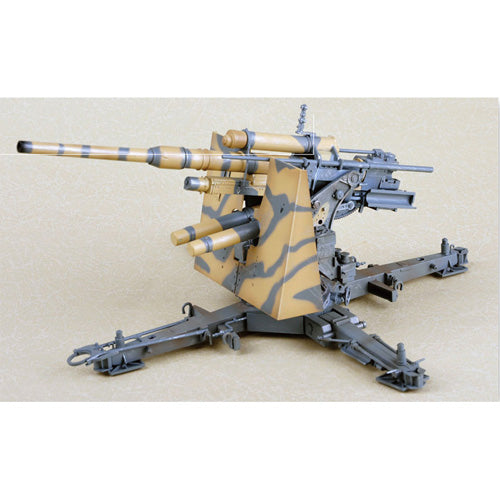 1/18 GERMAN PAK 36 88 ANTI-AIRCRAFT GUN "BUILT & PAINTED" BY JS INTERNATIONAL