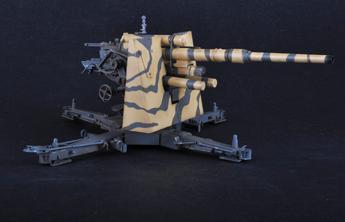 1/18 GERMAN PAK 36 88 ANTI-AIRCRAFT GUN "BUILT & PAINTED" BY JS INTERNATIONAL