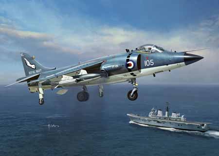 1/48 Royal Navy Sea Harrier FRS1 KINETIC K48035