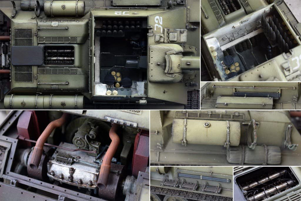 1/35 SU-122 (INITIAL PRODUCTION) WITH FULL INTERIOR (MINIART)