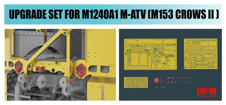 1/35 Upgrade Solution Series - 1/35 M1240A1 M-ATV M153 CROWS II by Rye Field Models