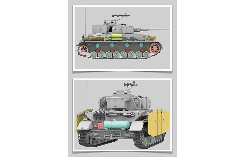 1/35 PANZERKAMPFWAGEN IV AUSF.H SD.KFZ.161/1 EARLY PRODUCTION