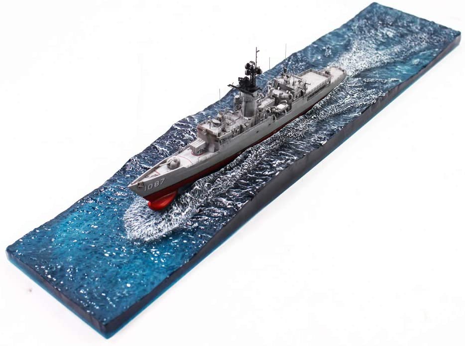 1/700 US NAVY KNOX-CLASS FRIGATE DETAIL UPGRADED VERSION WITH DIORAMA BASE - AFV CLUB