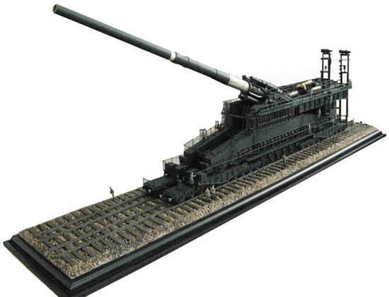 1/35 WWII GER DORA 80CM RAILWAY GUN