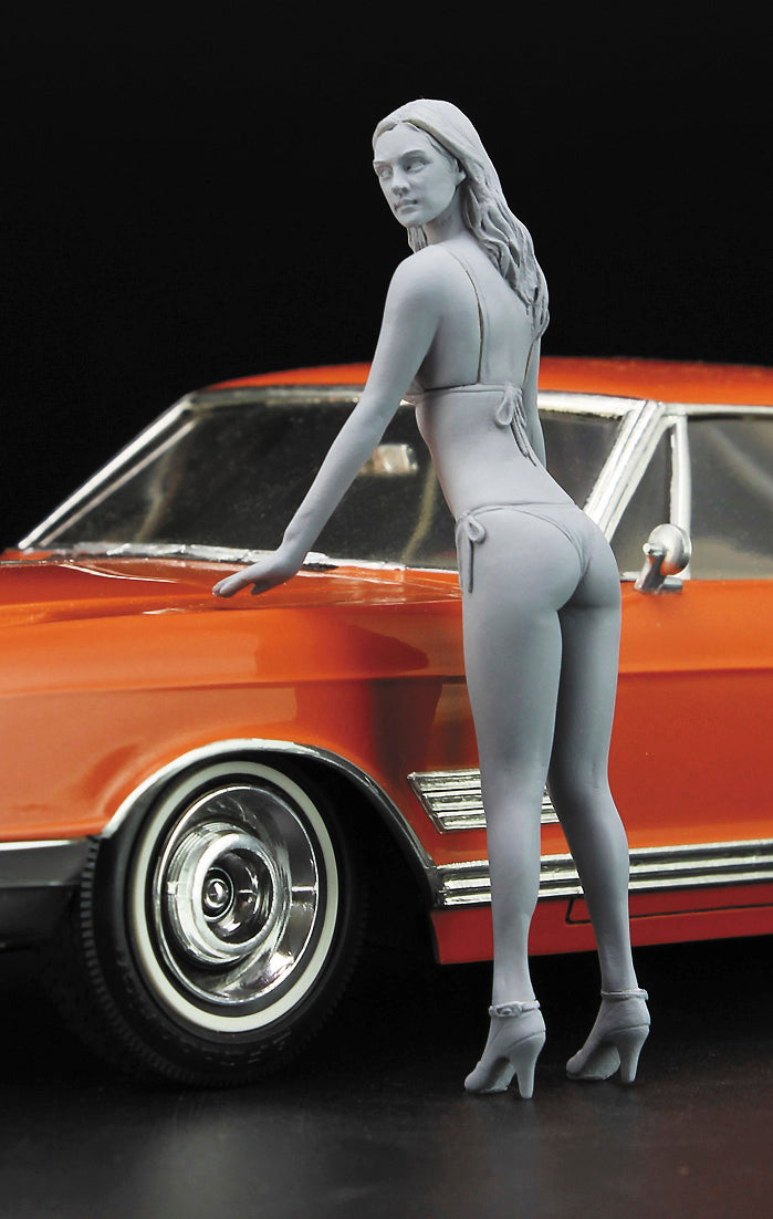 1/24  1966 AMERICAN COUPE TYPE B w/BLOND GIRL'S FIGURE HASEGAWA 52213