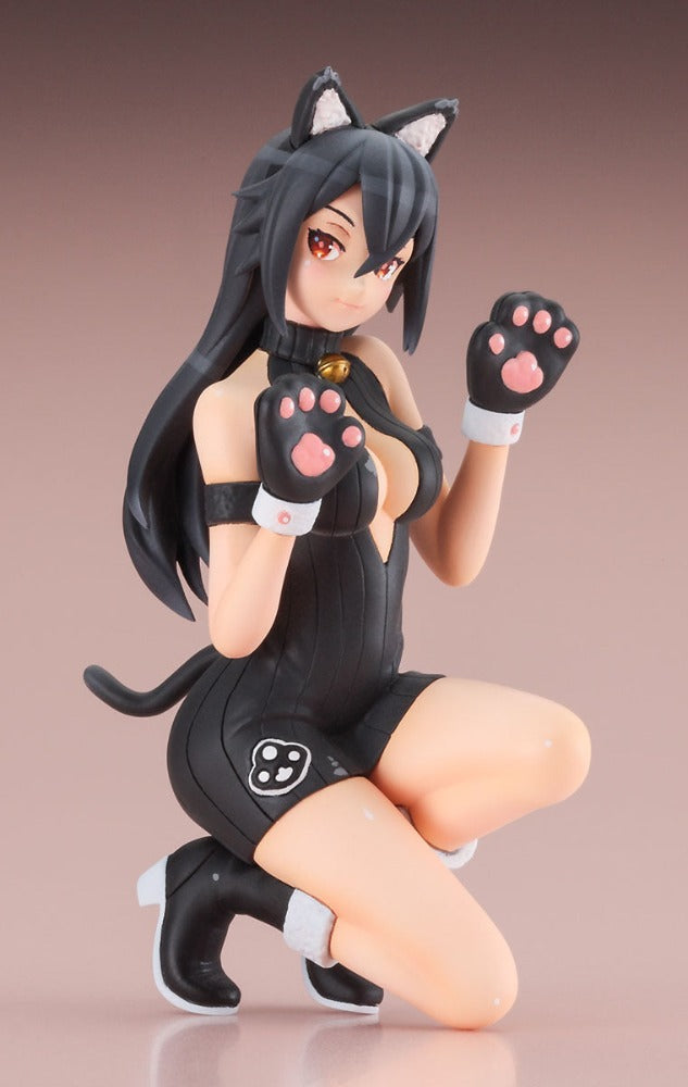 12 Egg Girl Collection No.37 Haku Rinpha - Black Cat By Hasegawa #52354 (SP554)