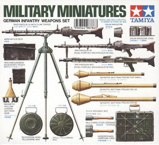 1/35 GERMAN INFANTRY WEAPONS SET