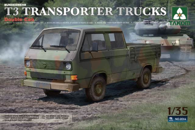 1/35 BUNDESWEHR T3 TRANSPORTER TRUCKS/DOUBLE CAB