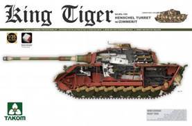 1/35 GERMAN TIGER II W/HENSCHEL TURRET & ZIMMERIT & INTERIO