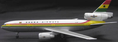 1/500 DC-10 GHANA AIRWAYS REG: 9G-ANA