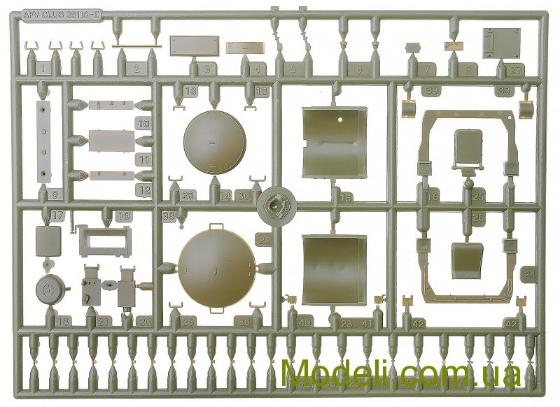 1/35 GERMAN SW-36 SEARCHLIGHT W/SD.AH.51 TRAILER AFV CLUB AF35125