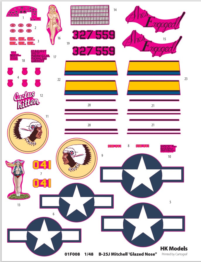 1/48 B-25J "Glazed Nose" from HONG KONG MODEL 01F008