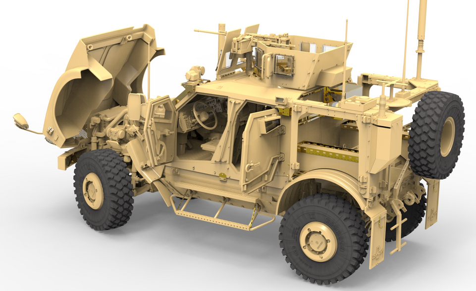 1/35 U.S. M1240A1 M-ATV MRAP RYEFIELD MODEL 5032