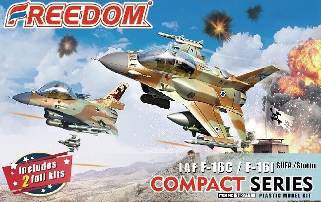 COMPACT SERIES - IAF F-16C / F-16I SUFA (2 KITS) - FREEDOM FRE-162711