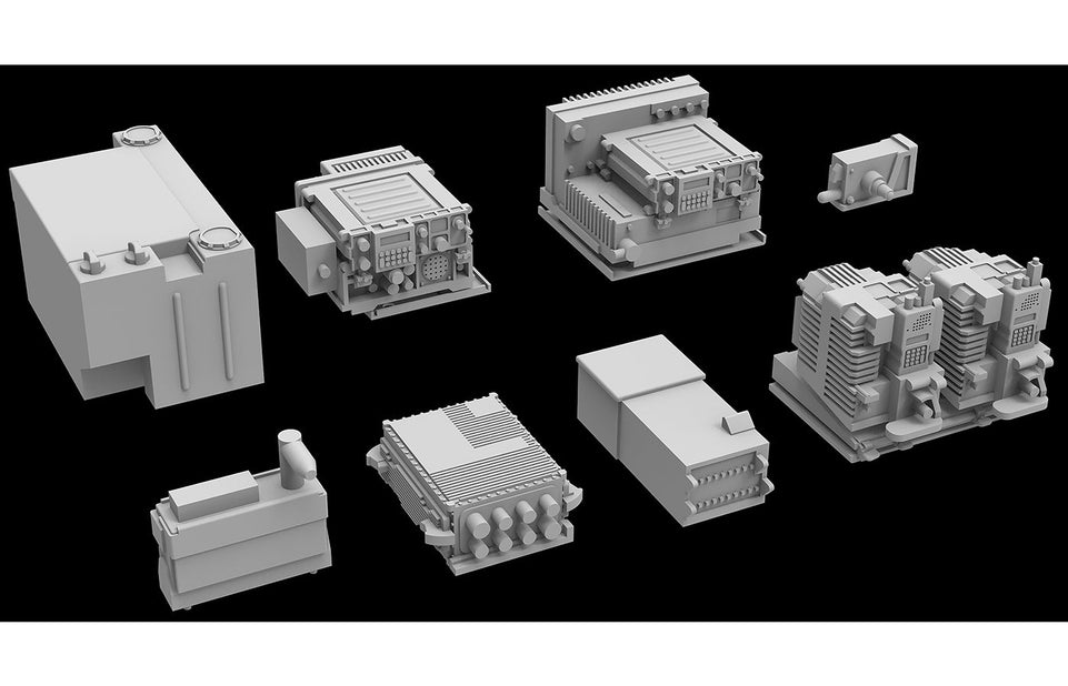 1/35 U.S. M1240A1 M-ATV MRAP RADIO RESIN DETAIL SET RYEFIELD MODEL 1002
