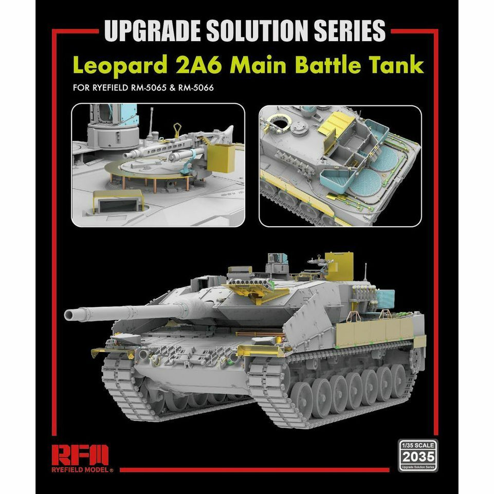 1/35 UPGRADE SOLUTION SET FOR RM5065 & RM5066 LEOPARD 2A6 RM2035